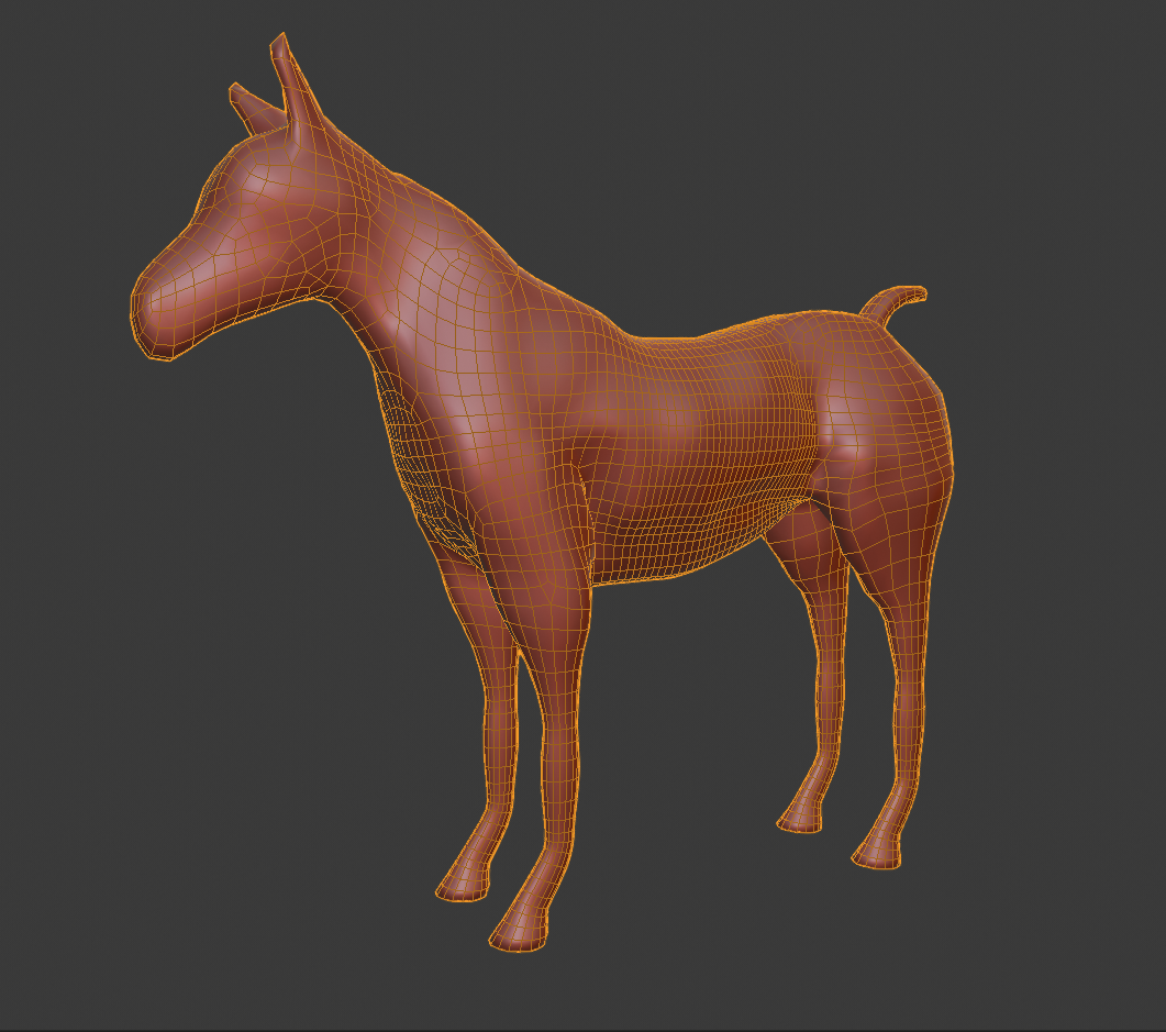 Base Mesh Horse preview image 1